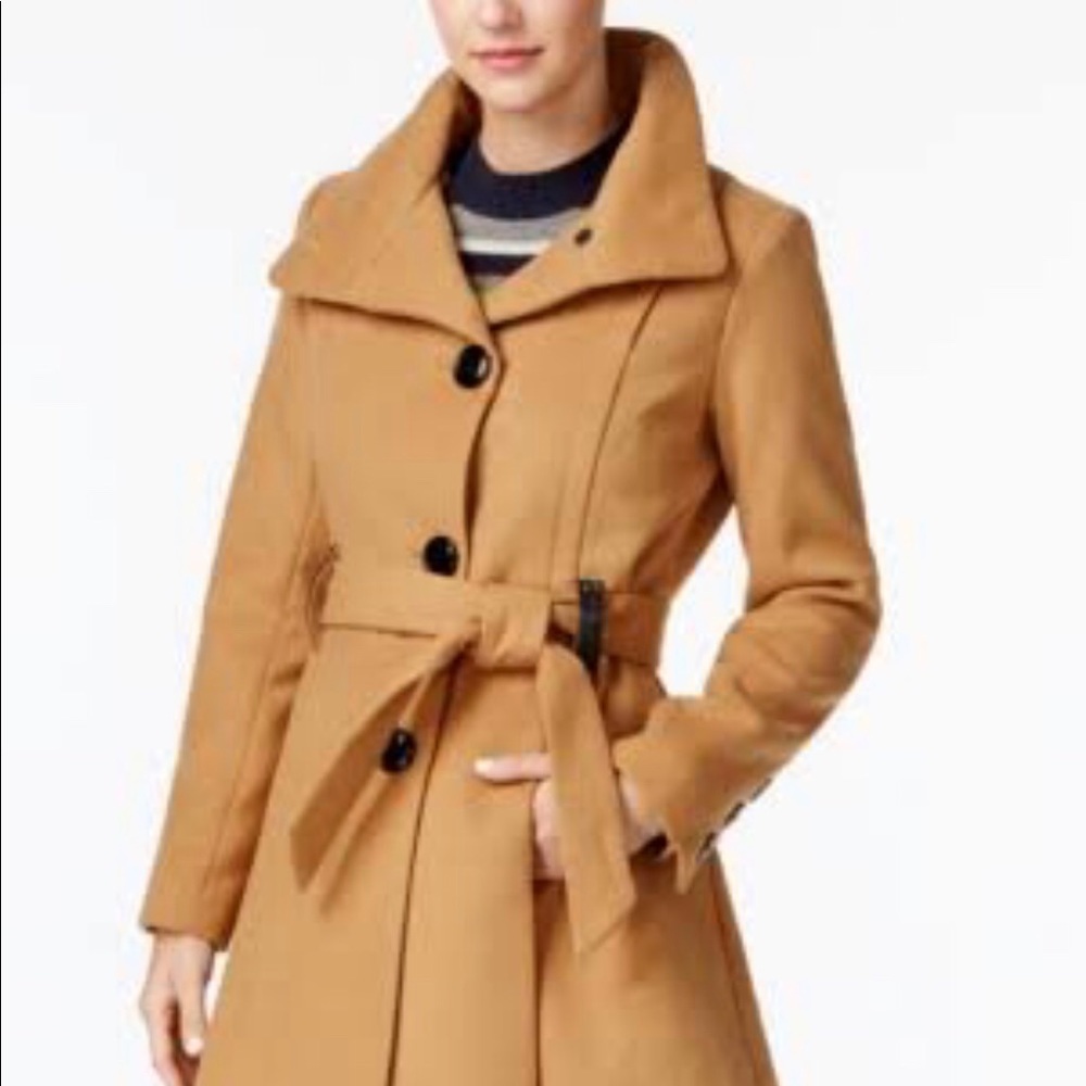 Madden Girl Juniors Drama Skirted Coat